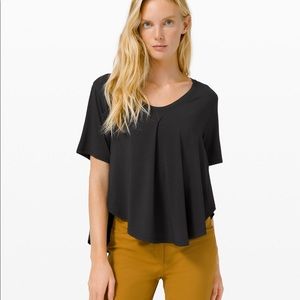 Lululemon up for downtime short sleeve tee black